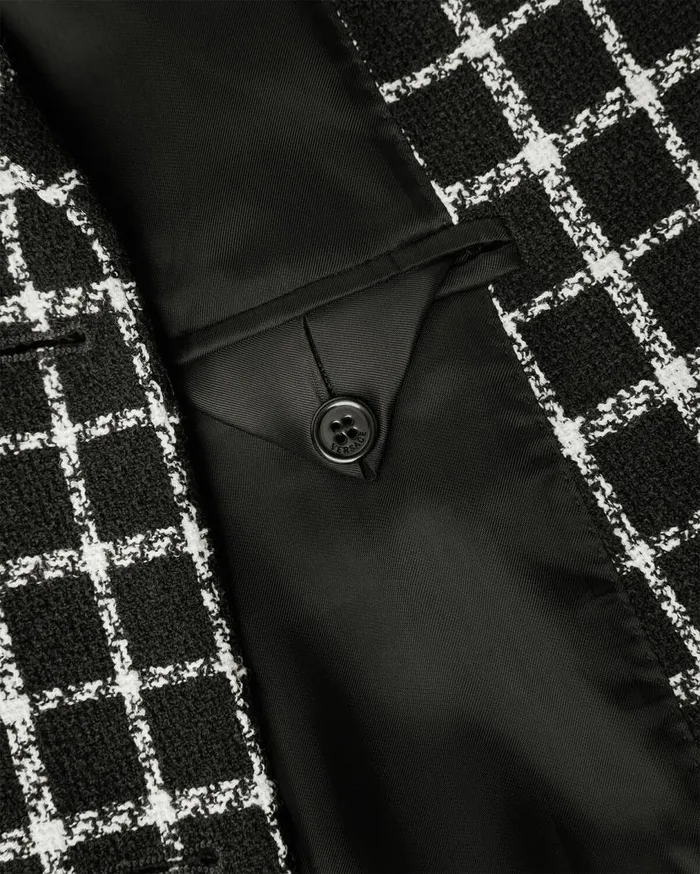 Versace Blazer and Jackets Tweed Slim Masculine Blazer Black 8211 Women Versace Blazer and Jackets Tweed Slim Masculine Blazer Black 8211 Women
