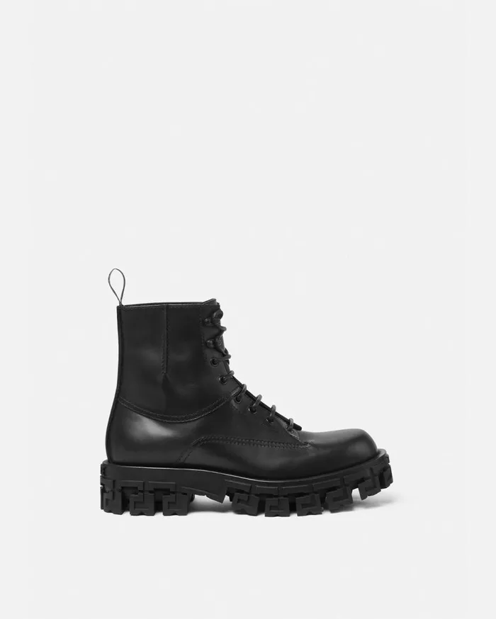 Versace Boots Greca Portico Boots Black 8211 Men