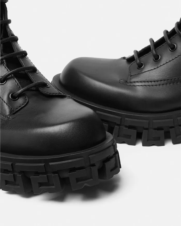 Versace Boots Greca Portico Boots Black 8211 Men Versace Boots Greca Portico Boots Black 8211 Men