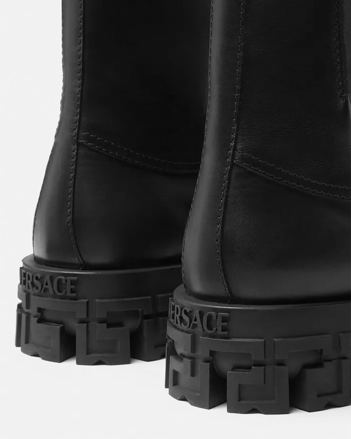 Versace Boots Greca Portico Boots Black 8211 Men Versace Boots Greca Portico Boots Black 8211 Men