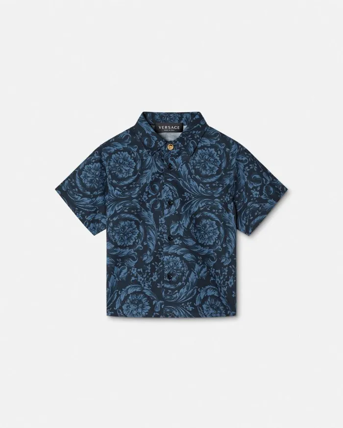 Versace Clothing Barocco Baby Shirt Blueprint 8211 Children