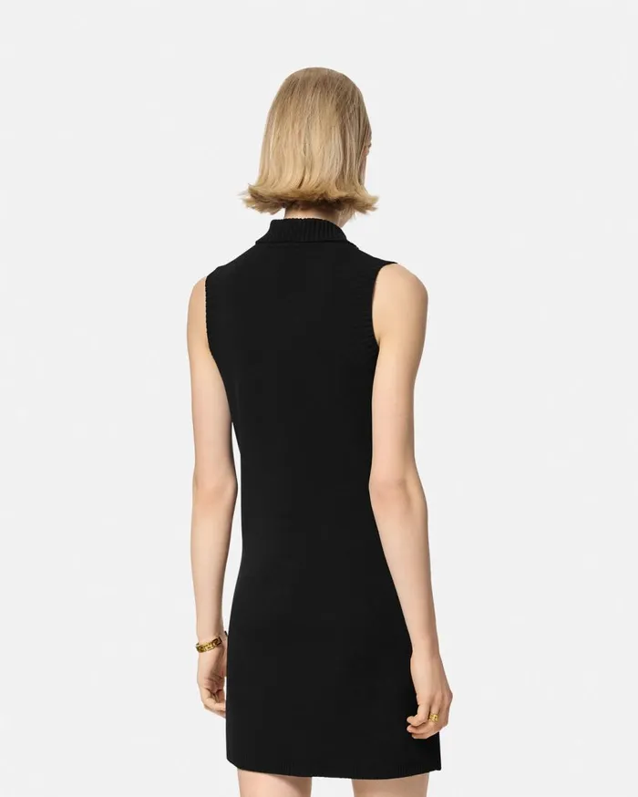 Versace Dresses CashmereBlend Shift Knit Mini Dress Black 8211 Women Versace Dresses CashmereBlend Shift Knit Mini Dress Black 8211 Women