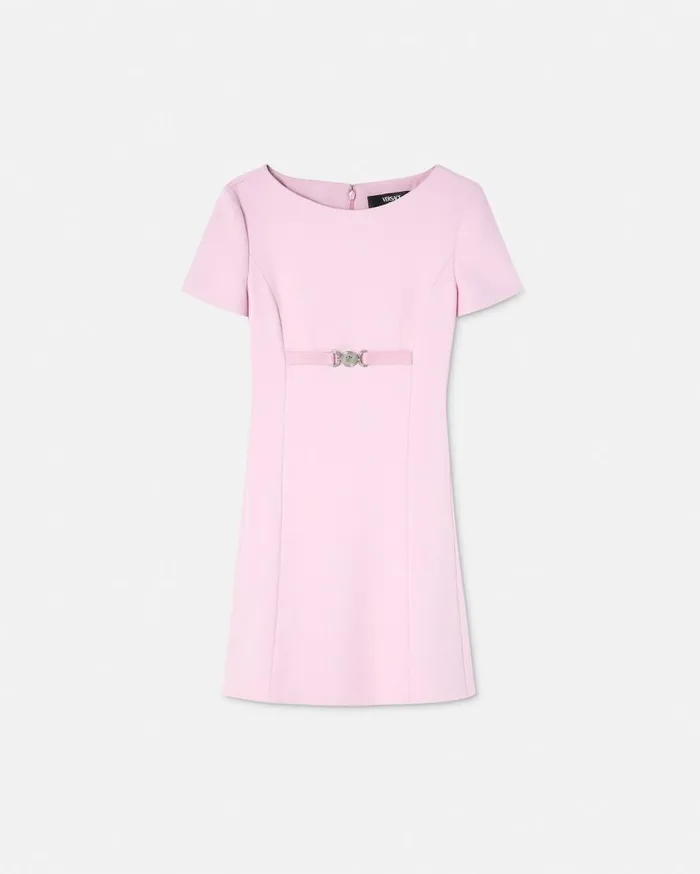 Versace Dresses Medusa 03995 ShortSleeved Mini Dress Light Pink 8211 Women
