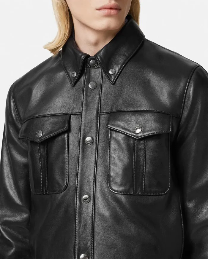 Versace Jackets and Coats Leather Blouson Jacket Black 8211 Men Versace Jackets and Coats Leather Blouson Jacket Black 8211 Men
