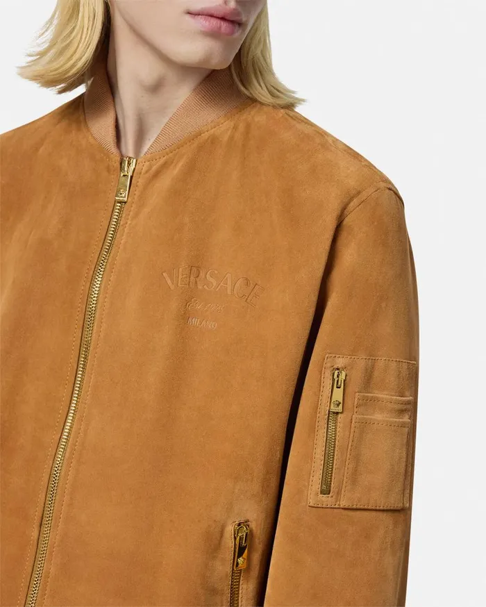 Versace Jackets and Coats Suede Bomber Jacket Brown 8211 Men Versace Jackets and Coats Suede Bomber Jacket Brown 8211 Men