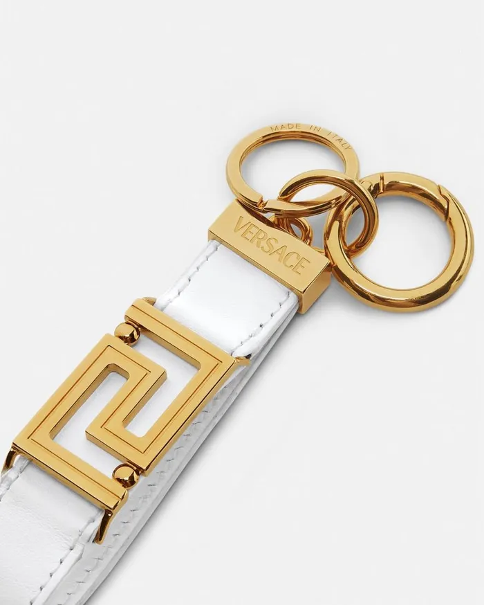 Versace Key Chains Greca Goddess Key Chain White 8211 Women Versace Key Chains Greca Goddess Key Chain White 8211 Women