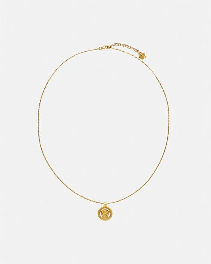 Versace Necklaces Medusa 03995 Pendant Necklace Light Gold 8211 WomenMen