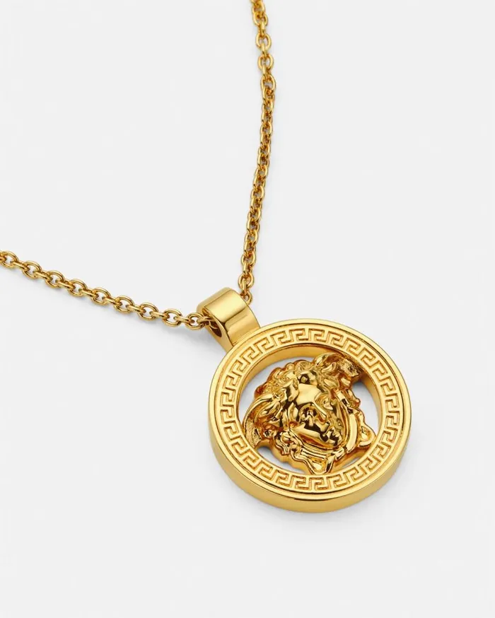 Versace Necklaces Medusa 03995 Pendant Necklace Light Gold 8211 WomenMen Versace Necklaces Medusa 03995 Pendant Necklace Light Gold 8211 WomenMen