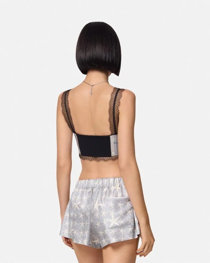 Versace Shirts and Tops Barocco Sea Silk Bralette Top Blueprint 8211 Women Versace Shirts and Tops Barocco Sea Silk Bralette Top Blueprint 8211 Women