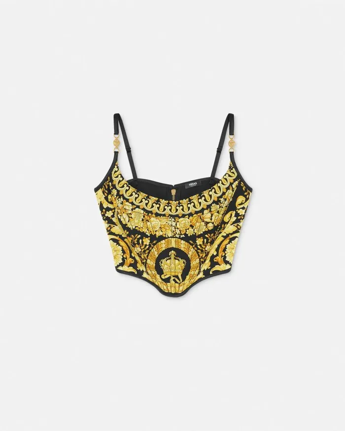 Versace Shirts and Tops La Coupe Des Dieux Corset Top Blackprint 8211 Women