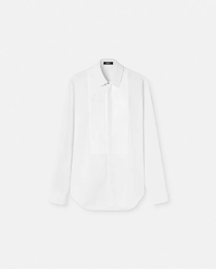 Versace Shirts Barocco Formal Shirt White 8211 Men