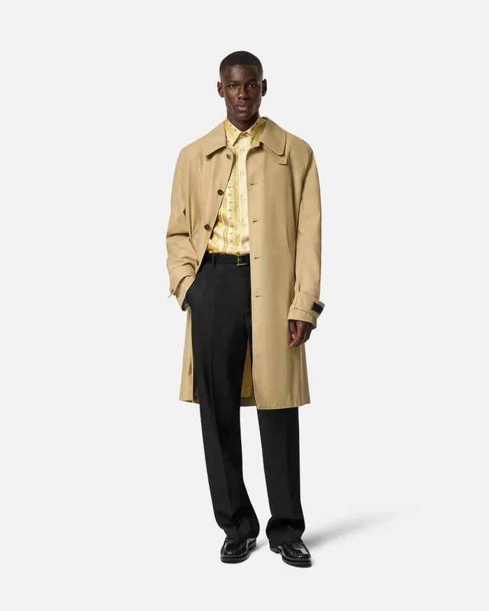 Versace Shirts Barocco Silk Shirt Yellowprint 8211 Men Versace Shirts Barocco Silk Shirt Yellowprint 8211 Men