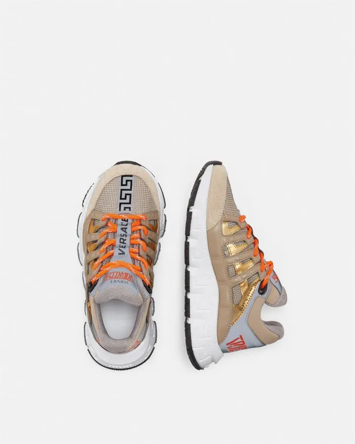 Versace Shoes Trigreca Kids Sneakers Beige 8211 Children Versace Shoes Trigreca Kids Sneakers Beige 8211 Children
