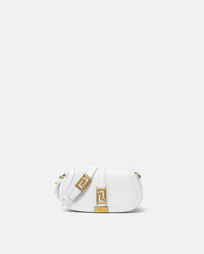 Versace Shoulder and Crossbody Greca Goddess Mini Shoulder Bag White 8211 Women