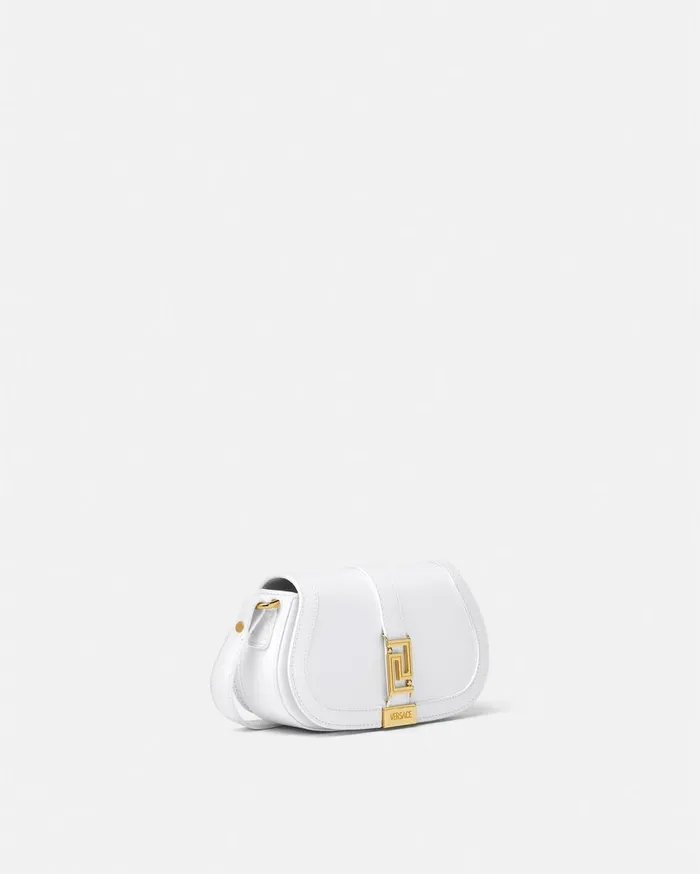 Versace Shoulder and Crossbody Greca Goddess Mini Shoulder Bag White 8211 Women Versace Shoulder and Crossbody Greca Goddess Mini Shoulder Bag White 8211 Women