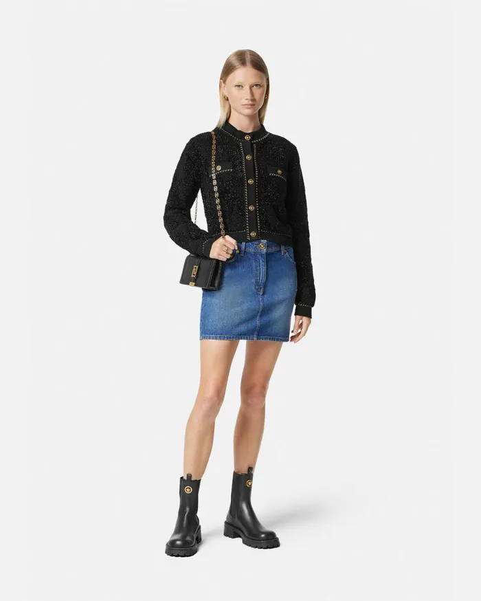 Versace Skirts Denim Mini Skirt Blue 8211 Women Versace Skirts Denim Mini Skirt Blue 8211 Women