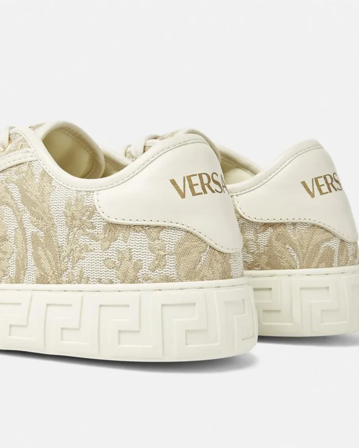 Versace Sneakers Barocco Greca Sneakers Beigeprint 8211 Women Versace Sneakers Barocco Greca Sneakers Beigeprint 8211 Women