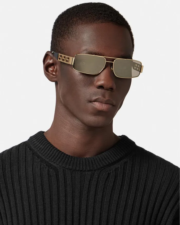 Versace Sunglasses Greca Sunglasses Gold 8211 Men Versace Sunglasses Greca Sunglasses Gold 8211 Men