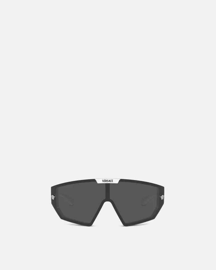 Versace Sunglasses Maxi Medusa Horizon Sunglasses Havana 8211 WomenMen Versace Sunglasses Maxi Medusa Horizon Sunglasses Havana 8211 WomenMen