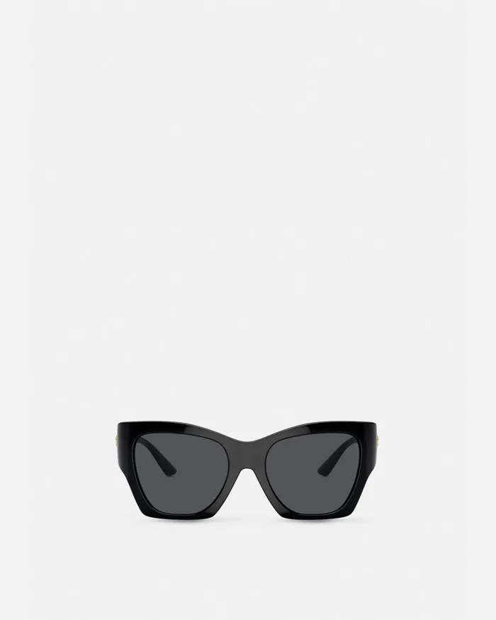 Versace Sunglasses Medusa Runway Squared Sunglasses Black 8211 Women Versace Sunglasses Medusa Runway Squared Sunglasses Black 8211 Women