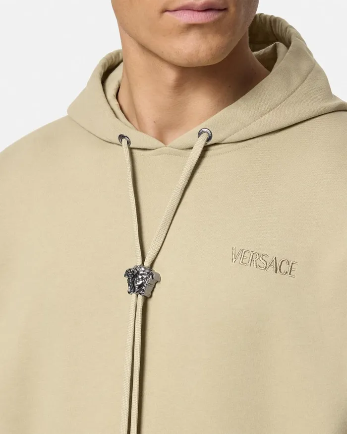 Versace Sweatshirts La Medusa Hoodie Beige 8211 Men Versace Sweatshirts La Medusa Hoodie Beige 8211 Men