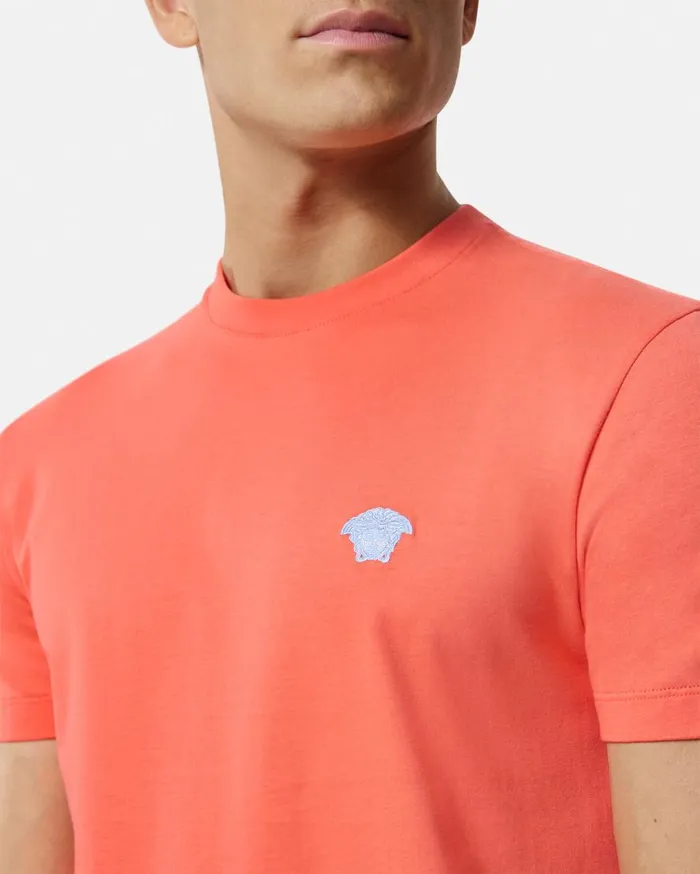 Versace TShirts and Polos Medusa TShirt Coral 8211 Men Versace TShirts and Polos Medusa TShirt Coral 8211 Men