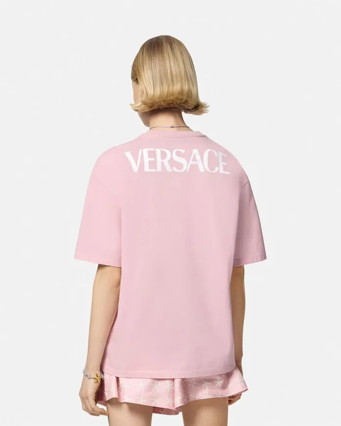 Versace TShirts and Sweatshirts Barocco Sea Oversized TShirt Pinkprint 8211 Women Versace TShirts and Sweatshirts Barocco Sea Oversized TShirt Pinkprint 8211 Women