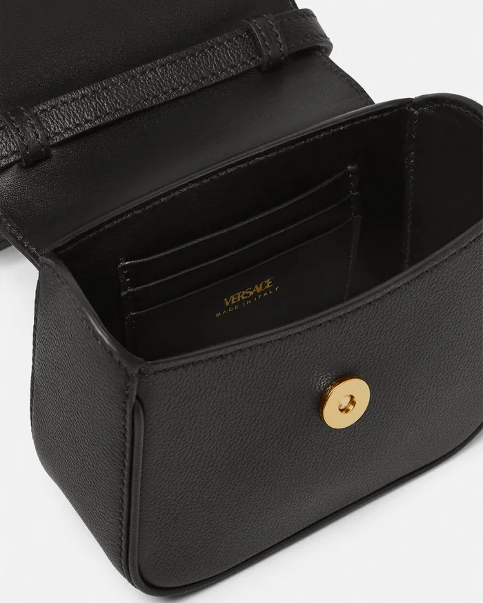 Versace Top Handle La Medusa Mini Bag Blackgold 8211 Women Versace Top Handle La Medusa Mini Bag Blackgold 8211 Women