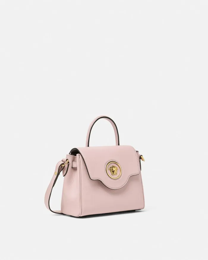 Versace Top Handle La Medusa Small Handbag Light Pink 8211 Women Versace Top Handle La Medusa Small Handbag Light Pink 8211 Women