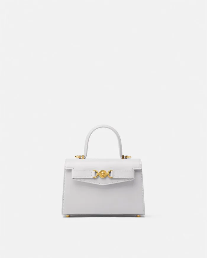 Versace Top Handle Medusa 03995 Small Handbag Gray 8211 Women