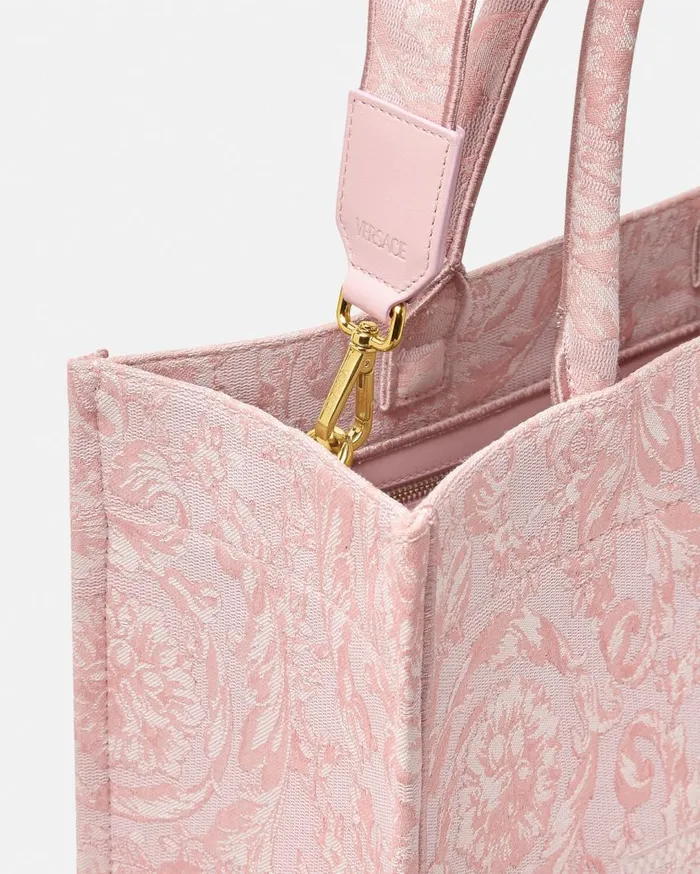 Versace Totes Barocco Athena Medium Tote Bag Pinkprint 8211 Women Versace Totes Barocco Athena Medium Tote Bag Pinkprint 8211 Women
