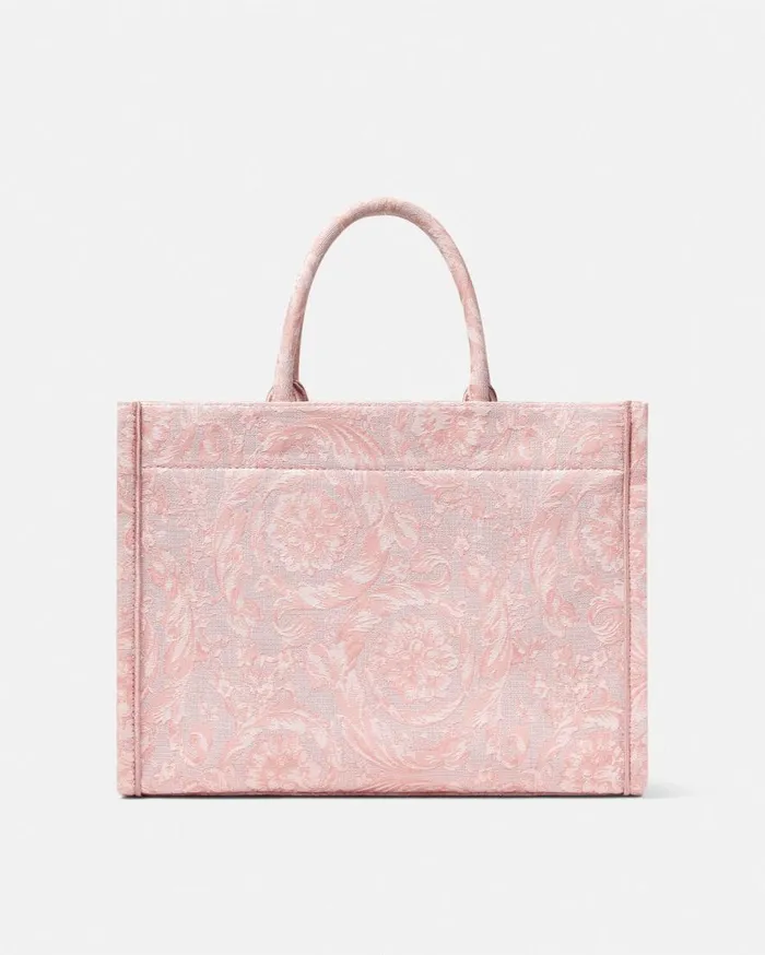 Versace Totes Barocco Athena Medium Tote Bag Pinkprint 8211 Women Versace Totes Barocco Athena Medium Tote Bag Pinkprint 8211 Women