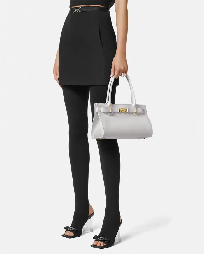 Versace Totes Medusa 03995 Tote Bag Gray 8211 Women Versace Totes Medusa 03995 Tote Bag Gray 8211 Women