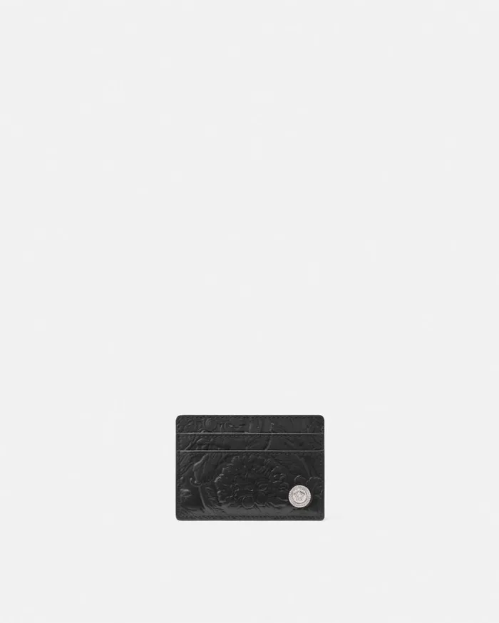 Versace Wallets Medusa Biggie Barocco Cardholder Black 8211 Men