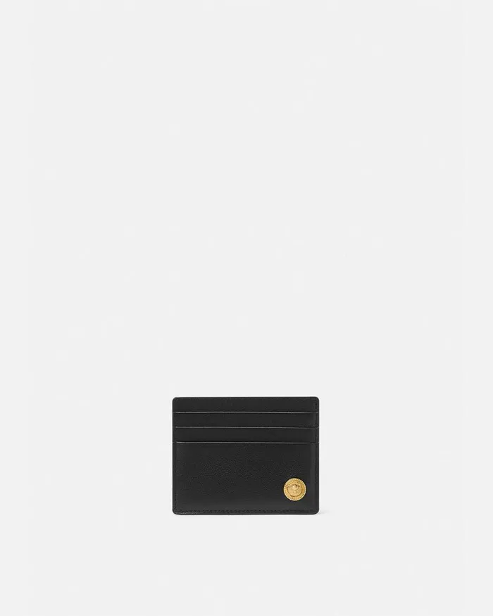 Versace Wallets Medusa Biggie Card Holder Blackgold 8211 Men