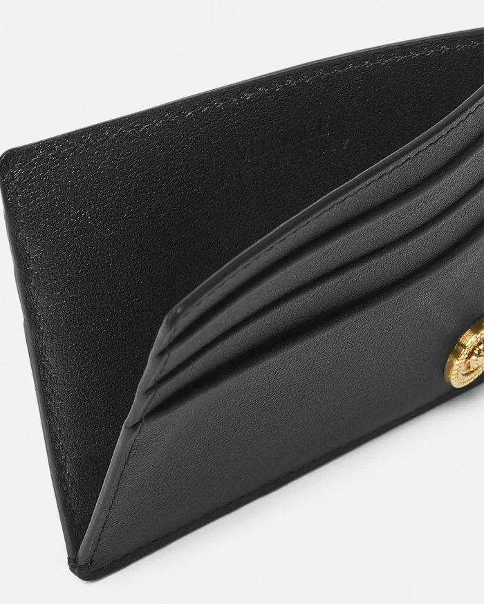 Versace Wallets Medusa Biggie Card Holder Blackgold 8211 Men Versace Wallets Medusa Biggie Card Holder Blackgold 8211 Men