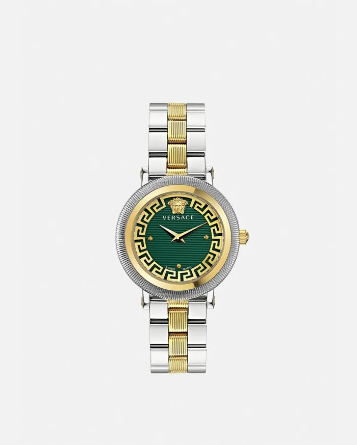Versace Watches Greca Flourish Watch Silvergold 8211 Women