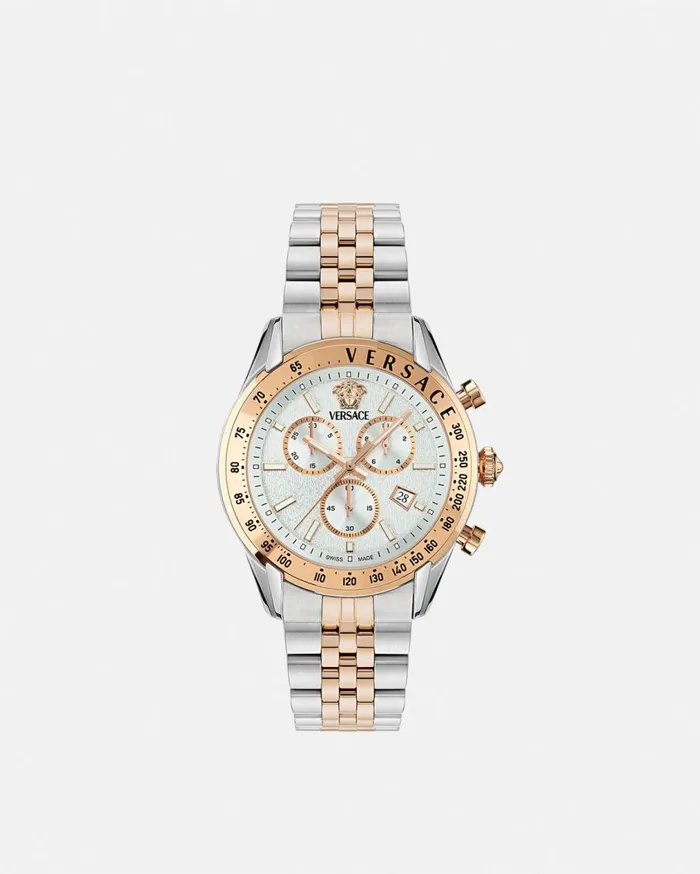 Versace Watches Versace Chrono Master Watch Goldsilver 8211 Men