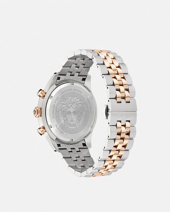 Versace Watches Versace Chrono Master Watch Goldsilver 8211 Men Versace Watches Versace Chrono Master Watch Goldsilver 8211 Men