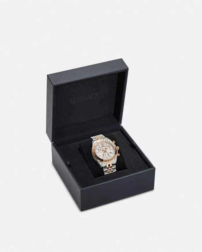 Versace Watches Versace Chrono Master Watch Goldsilver 8211 Men Versace Watches Versace Chrono Master Watch Goldsilver 8211 Men