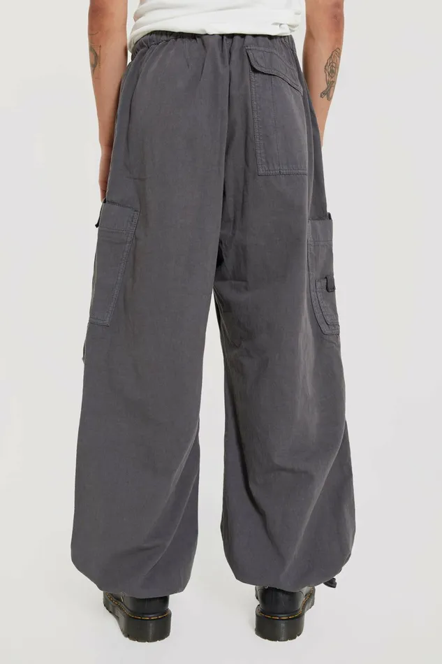 Vintage Grey Parachute Cargo Pants Grey Men Jaded London Parachute Pants Vintage Grey Parachute Cargo Pants Grey Men Jaded London Parachute Pants