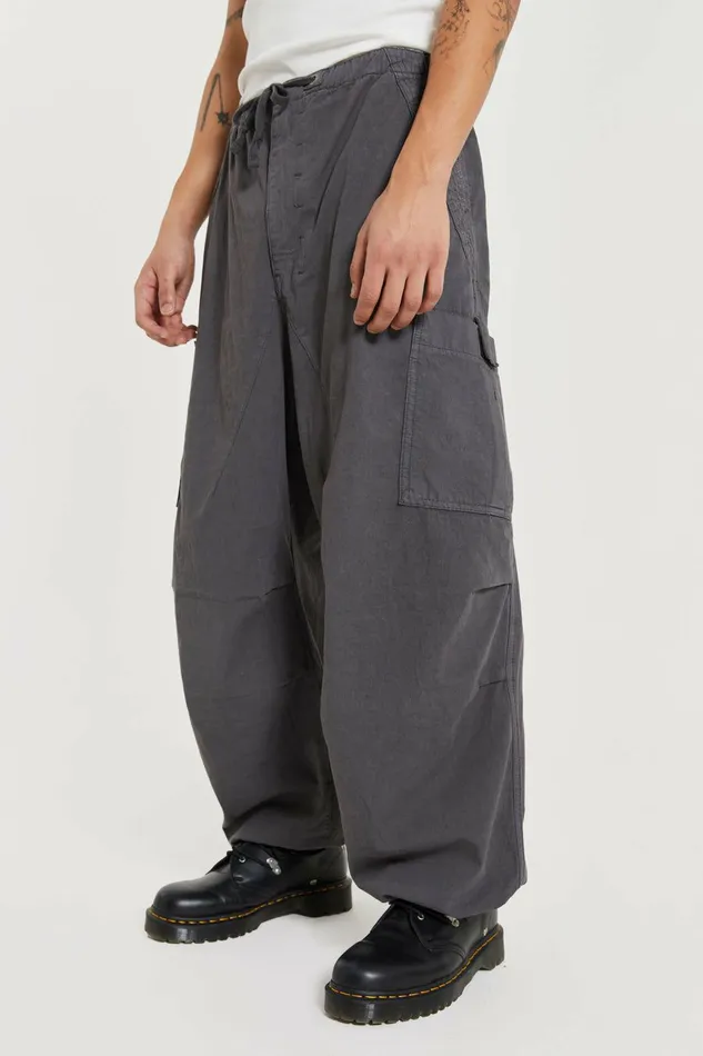 Vintage Grey Parachute Cargo Pants Grey Men Jaded London Parachute Pants Vintage Grey Parachute Cargo Pants Grey Men Jaded London Parachute Pants