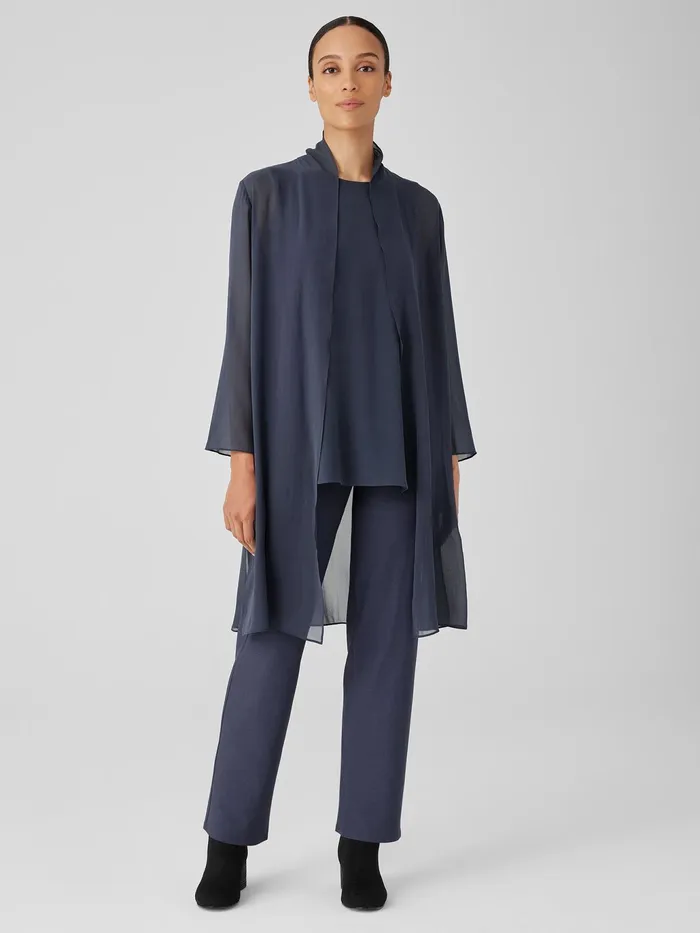 Washable Stretch Crepe Straight Pant Ocean Women Eileen Fisher Pants Shorts and Jumpsuits Washable Stretch Crepe Straight Pant Ocean Women Eileen Fisher Pants Shorts and Jumpsuits