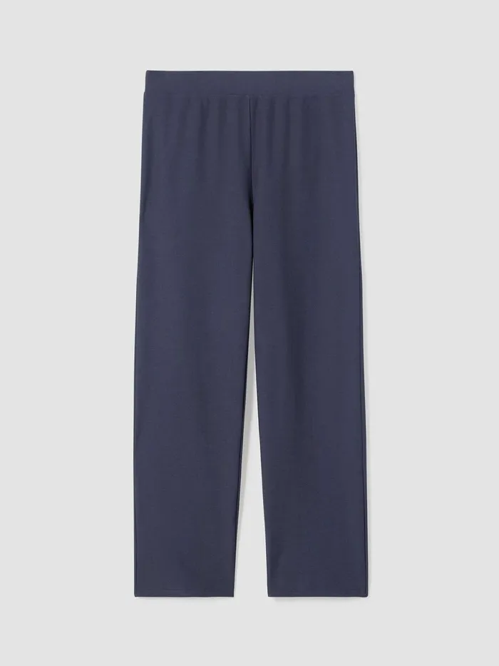 Washable Stretch Crepe Straight Pant Ocean Women Eileen Fisher Pants Shorts and Jumpsuits