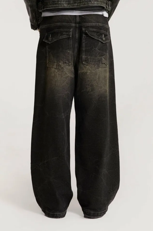 Washed Black Razor Jean Grey Men Jaded London Jeans Washed Black Razor Jean Grey Men Jaded London Jeans