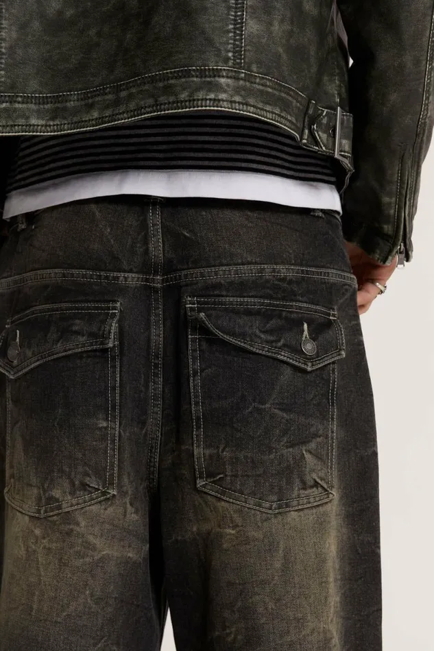 Washed Black Razor Jean Grey Men Jaded London Jeans Washed Black Razor Jean Grey Men Jaded London Jeans
