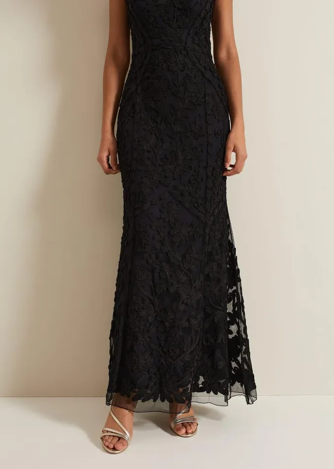 Wenda Tapework Maxi Dress Multicoloured Women Phase Eight Dresses