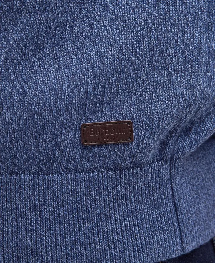 Whitfield HalfZip Jumper Olive Men Barbour Jumpers