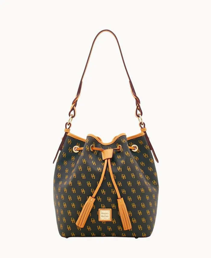 Woman Blakely Tasha Drawstring Brown Tmoro Dooney and Bourke Shoulder Bags