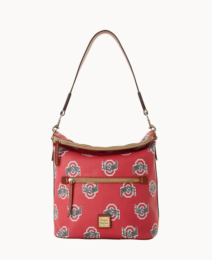 Woman Collegiate Ohio State University Large Sac Ohio State Dooney and Bourke Shoulder Bags Woman Collegiate Ohio State University Large Sac Ohio State Dooney and Bourke Shoulder Bags